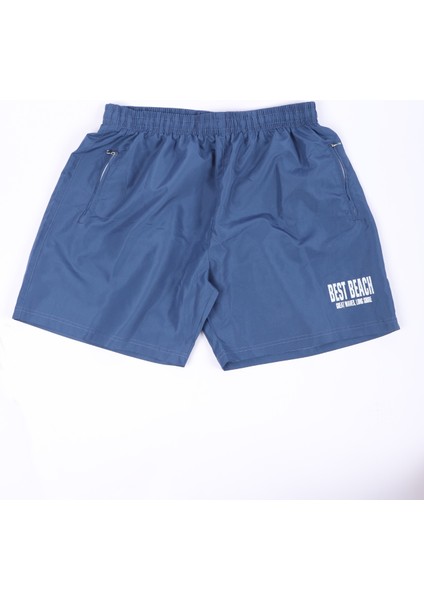 Erkek Büyük Beden Deniz Havuz Şortu-Lacivert-3xl-6xl Arası