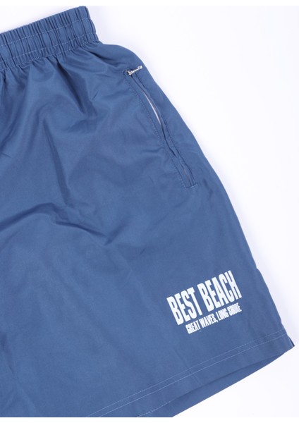 Erkek Büyük Beden Deniz Havuz Şortu-Lacivert-3xl-6xl Arası