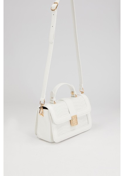 KROKO BEYAZ Kroko Deri El Çantası fiyatları