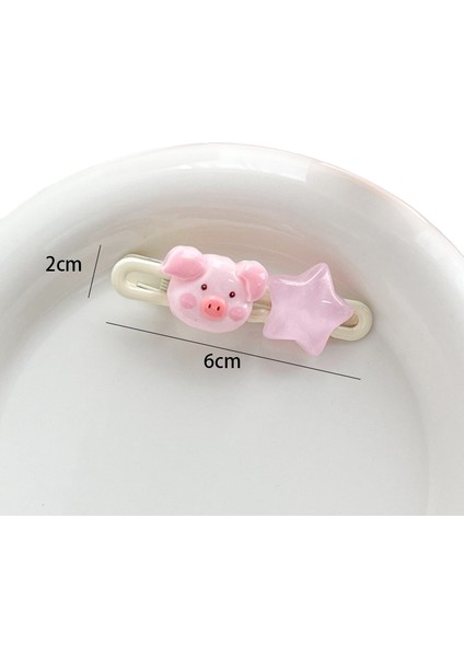 Dopamin Şeker Rengi Yıldız Saç Klipsi (Yurt Dışından)