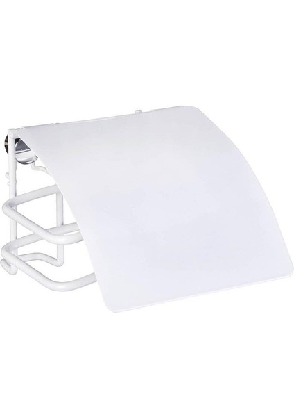 Classic Plus Tuvalet Kağıdı Tutucu – Beyaz Kaplamalı, Kapaklı, Duvar Montajlı, Paslanmaz Çelik – 14 x 9 x 14 cm fiyatları