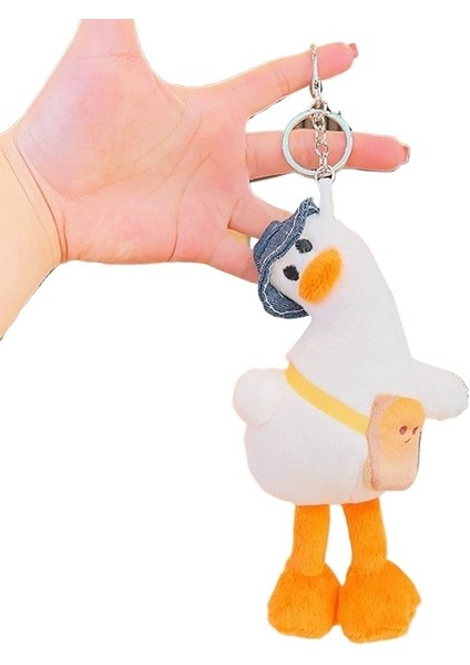 Kadınlar Için Peluş Ördek Sırt Çantası Bebek Kolye Anahtarlık (Yurt Dışından)