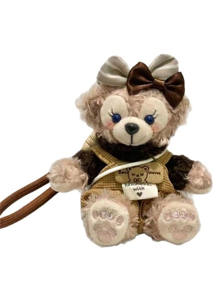 Shirleymay Brownie Bib Bag Kolye Sevimli Peluş Bebek Anahtarlık Süsü (Yurt Dışından)