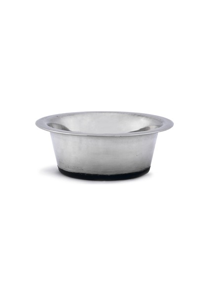 Köpek Mama Su Kabı, Kaymaz Tabanlı, Paslanmaz Çelik, 13CM, 450ML