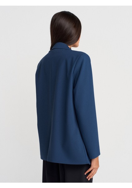 60770 Blazer Ceket-Lacivert