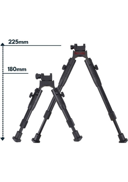 Rokstad 6.5-7.0'' Picatinny Bipod Ayak Scbpw-01