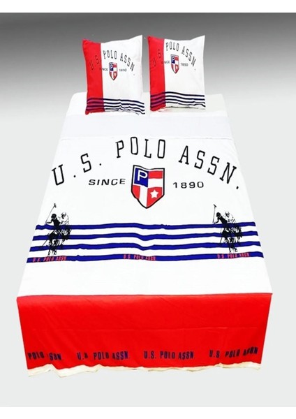 Dijital Baskı Çift Kişilik Nevresim Takımı Tr Us-Polo