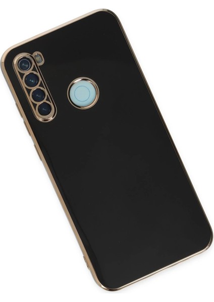 Xiaomi Redmi Note 8 Kılıf Volet Silikon - Siyah Bstmy