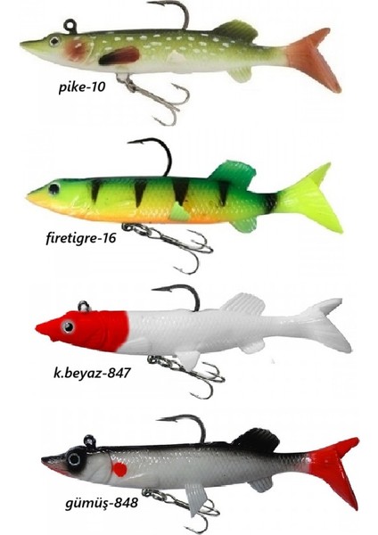Sasi Turna 14CM 40GR Suni Silikon Yem