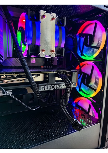 I7-14700K 64 GB RAM 1 Tb M.2 Nvme Asus DUAL-RTX4060TI- Free Dos Oyuncu Kasası