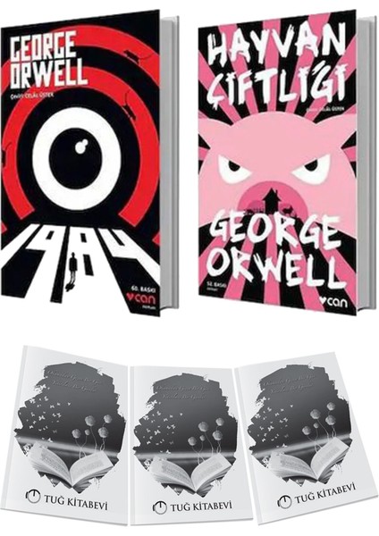 Hayvan Çiftliği - 1984 2li Set George Orwell + Hediyeli