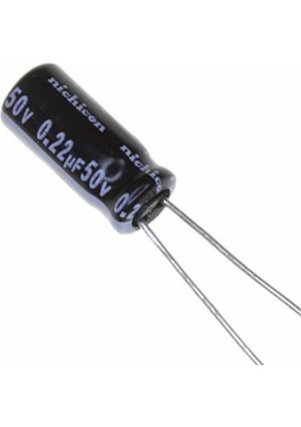 0.22 Uf 50 V 5X12 Elektrolitik Kondansatör