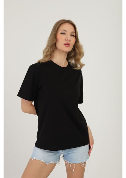 One Two Three Kadın T-Shirt %95 Koton %5 Elestan fiyatları