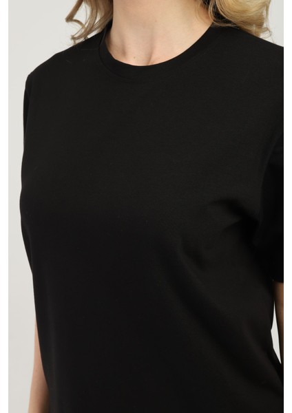 One Two Three Kadın T-Shirt %95 Koton %5 Elestan modelleri