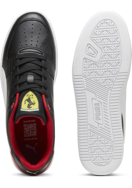 308159-04 Ferrari Caven 2.0 Siyah Erkek Sneakers