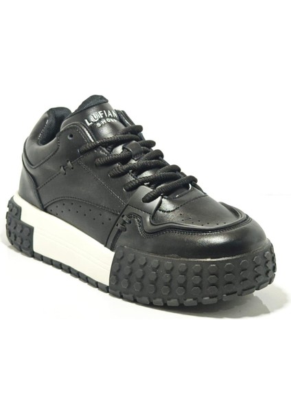 Lufıan Burton 112230206 Siyah Erkek Deri Günlük Sneakers