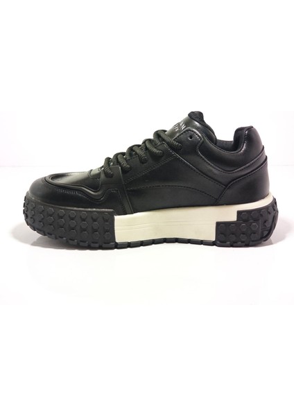 Lufıan Burton 112230206 Siyah Erkek Deri Günlük Sneakers modelleri