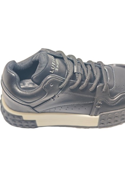Lufıan Burton 112230206 Siyah Erkek Deri Günlük Sneakers fırsatları