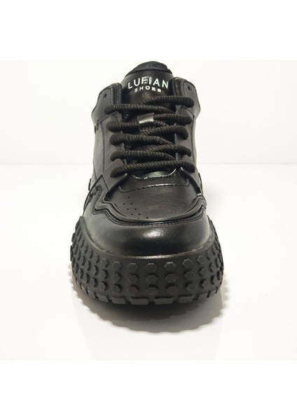 Lufıan Burton 112230206 Siyah Erkek Deri Günlük Sneakers indirimleri