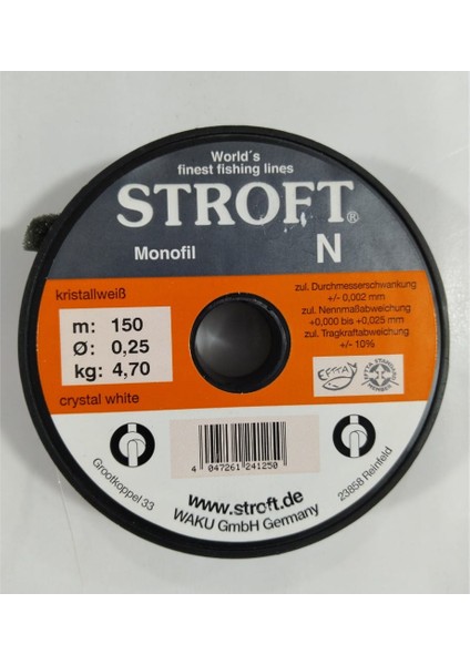 N Kristalweil 150 mt Monoflament Misina - 0,25 mm
