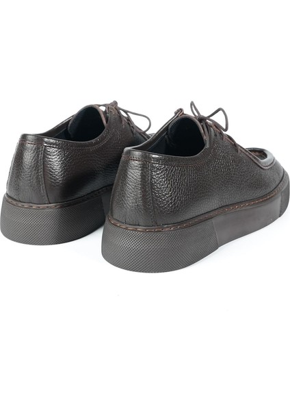 0624 Alviso Longo Hakiki Deri El Yapımı Erkek Kahverengi Casual Ayakkabı fırsatları