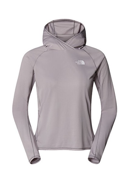 W Sunriser Hoodie Kadın Koşu Sweatshirts NF0A8BN91OA1 Gri