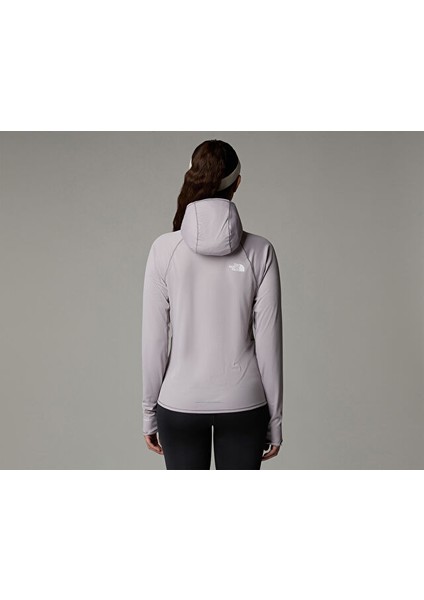 W Sunriser Hoodie Kadın Koşu Sweatshirts NF0A8BN91OA1 Gri fırsatları