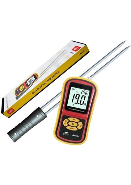Benetech GM640 Problu Tahıl ve Endüstriyel Ürün Nem Ölçer
