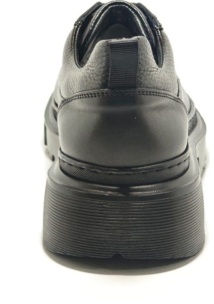 0K534 Model Hakiki Deri El Yapımı Erkek Siyah Casual Ayakkabı fırsatları