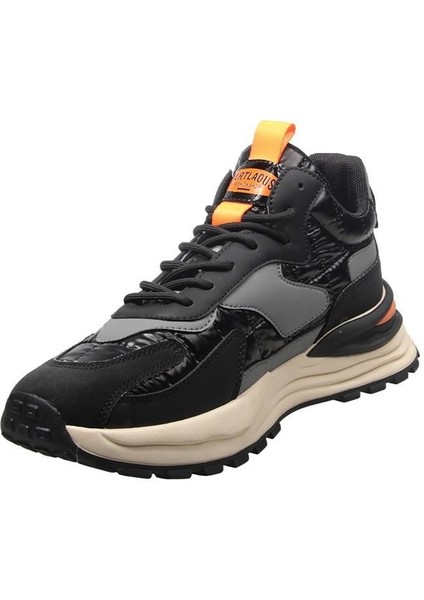 232-1235 Siyah-Turuncu Erkek Günlük Sneakers fiyatları