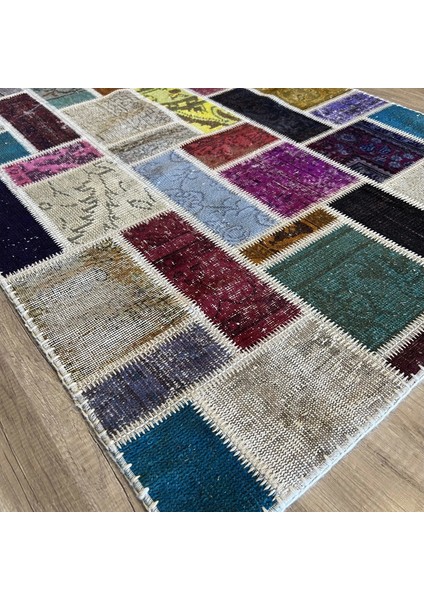 Patchwork Multy Kutulu El Dokuma Kilim