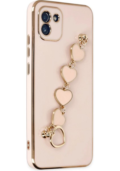 Samsung Galaxy A03 Kılıf Esila Silikon - Pudra Bstmy