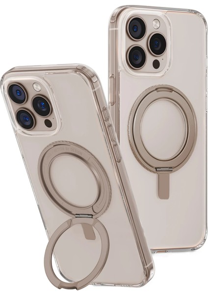 Iphone 16 Pro Kılıf Swivix 360 Dönerli Hibrit Polikarbonat Magsafe Özellikli (Magclick™) Kapak