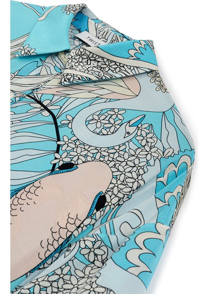 Görsel Baskılı Truvakar Kol Gömlek TS1250025221089 fiyatları