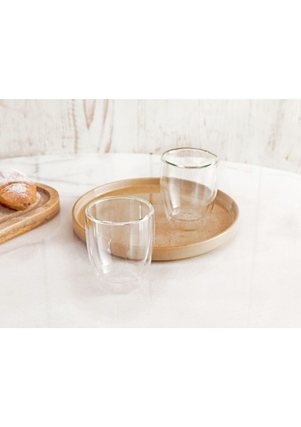 Boussac 2'li Çift Camlı Bardak 155 Ml