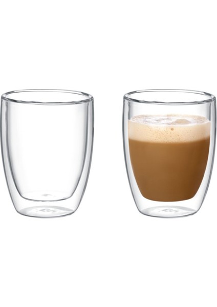 Boussac 2'li Çift Camlı Bardak 155 Ml
