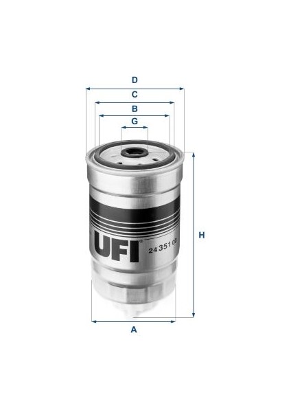 Yakıt Filtresi Astra-Corsa-Vectra-Traffıc-Boxer-Palıo-Ducato1.7-1.9-2.4-2.5d-Accent-Era-Getz 1.5crdi 1902138-1930010-L319222B900-813041