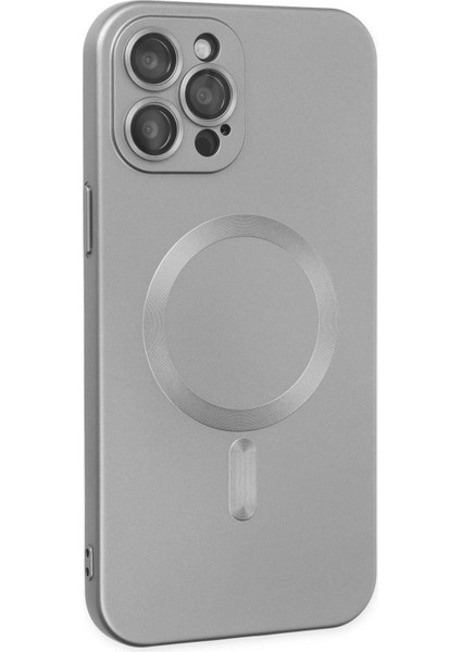 Iphone 12 Pro Max Kılıf Moshi Lens Magneticsafe Silikon - Gümüş Bstmy