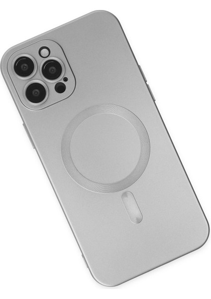Iphone 12 Pro Max Kılıf Moshi Lens Magneticsafe Silikon - Gümüş Bstmy