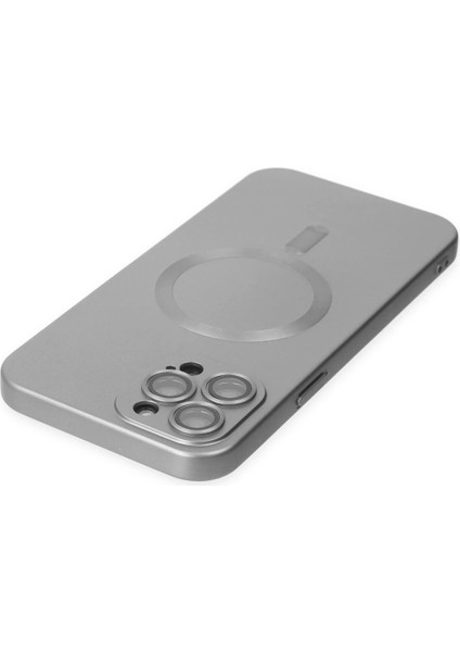 Iphone 12 Pro Max Kılıf Moshi Lens Magneticsafe Silikon - Gümüş Bstmy