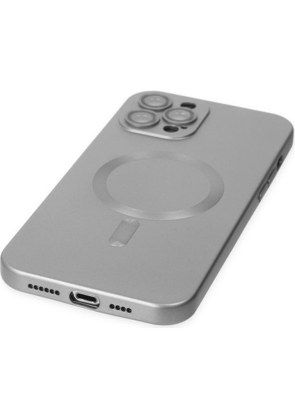 Iphone 12 Pro Max Kılıf Moshi Lens Magneticsafe Silikon - Gümüş Bstmy