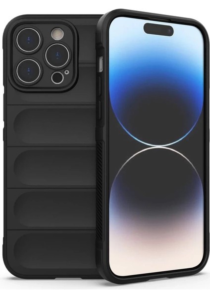 Iphone 15 Pro Max Kılıf Optimum Silikon - Siyah Bstmy