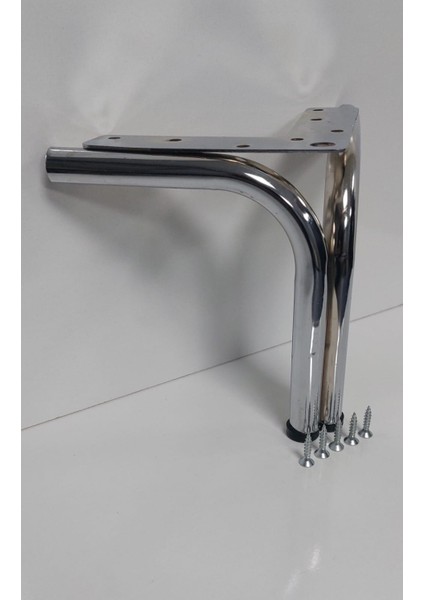 Yağmur MODEL18 cm Krom Metal Mobilya Ayağı
