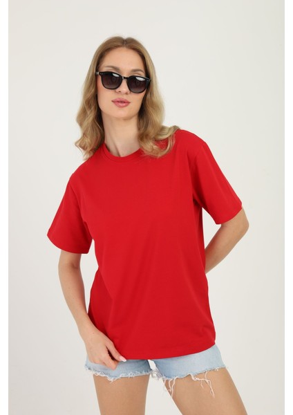 One Two Three Kadın T-Shirt %95 Koton %5 Elestan fiyatları