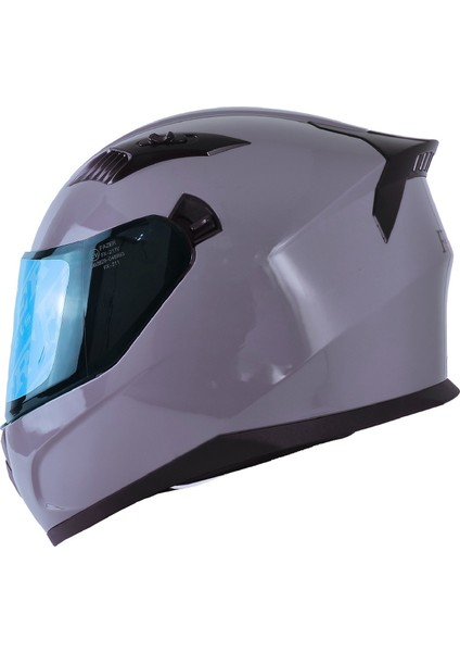 Motosiklet Kask Ece 22.R06 Double Vizörlü Full Face Spoiler Motor Kaskı Nardo
