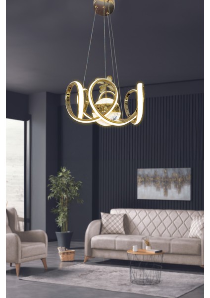 Melisa Modern Sarkıt LED Avize Powerled Lümen Gücü Yüksek