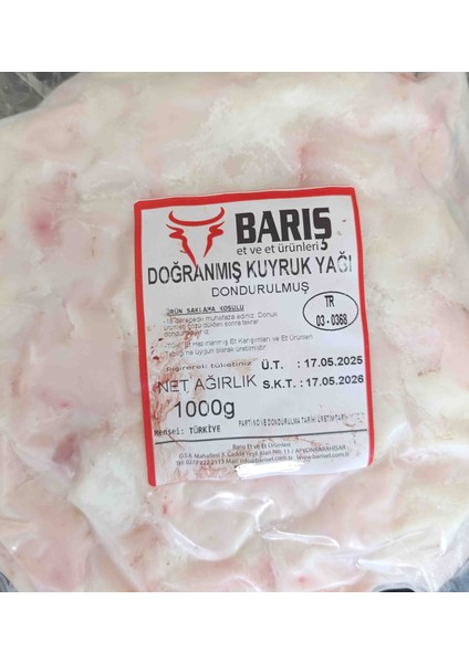 Barış Kuyruk Yağı Doğranmış
