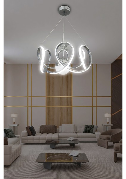 Melisa Modern Sarkıt LED Avize Powerled Lümen Gücü Yüksek
