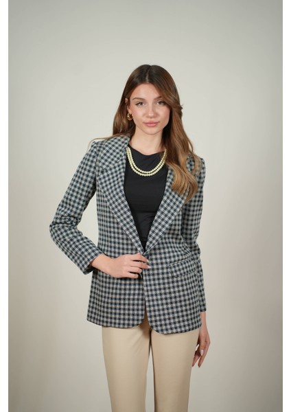 Kare Desen Ceket modelleri