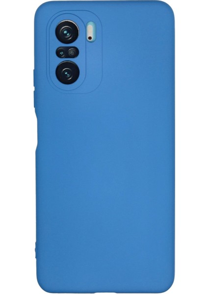 Xiaomi Poco F3 Kılıf Nano Içi Kadife Silikon - Mavi Bstmy